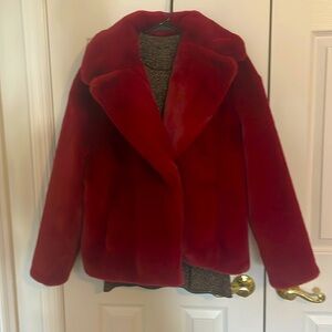 Camila Coehlo faux fur jacket